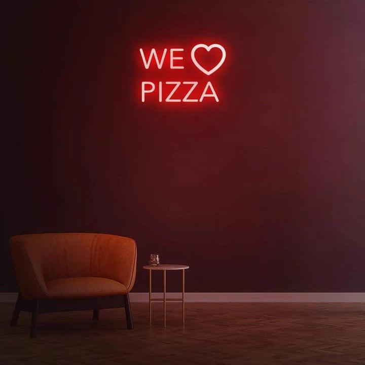 We LovePizza - LED Neon Sign-Neonsigns-Neon Brothers