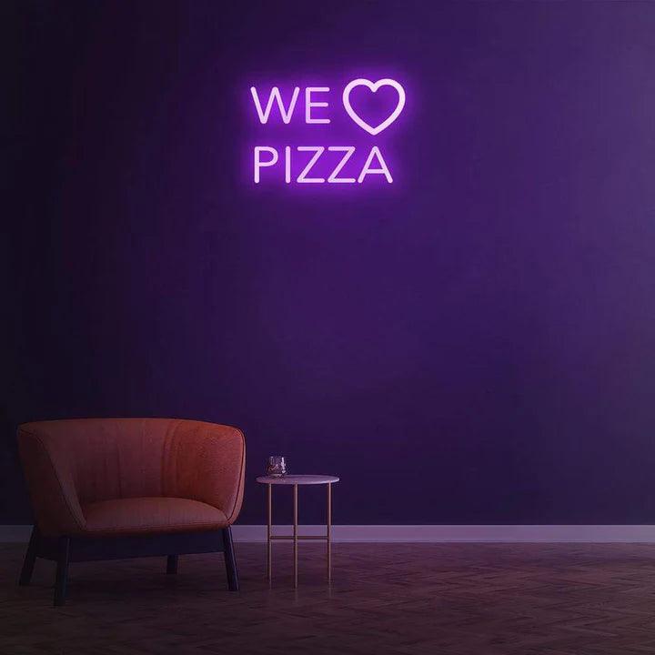 We LovePizza - LED Neon Sign-Neonsigns-Neon Brothers