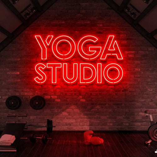 Yoga Studio Neon Sign - LED Wall Decor for Wellness