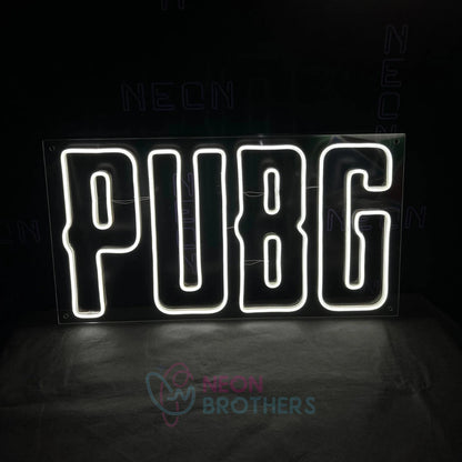 PUBG LED Neon Sign | Ultimate Gamer Decor for Your Game Room | Custom Neon Light